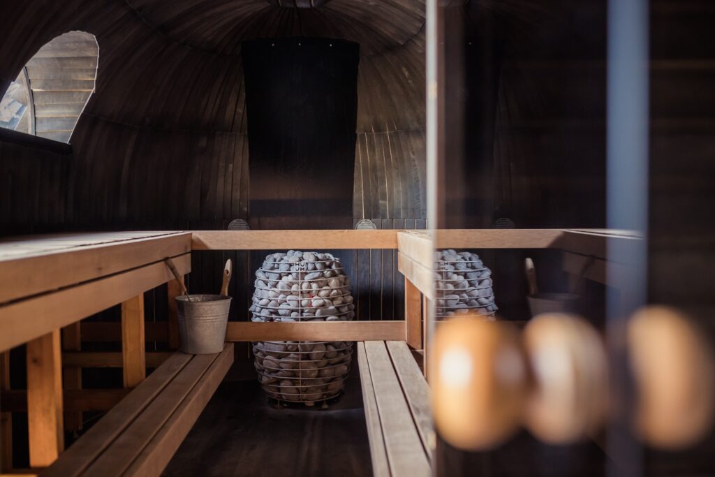 sauna interior